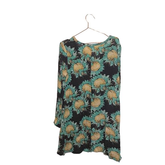 Umgee Floral Sunflower Swing Dress - Size Small - Picture 2 of 7